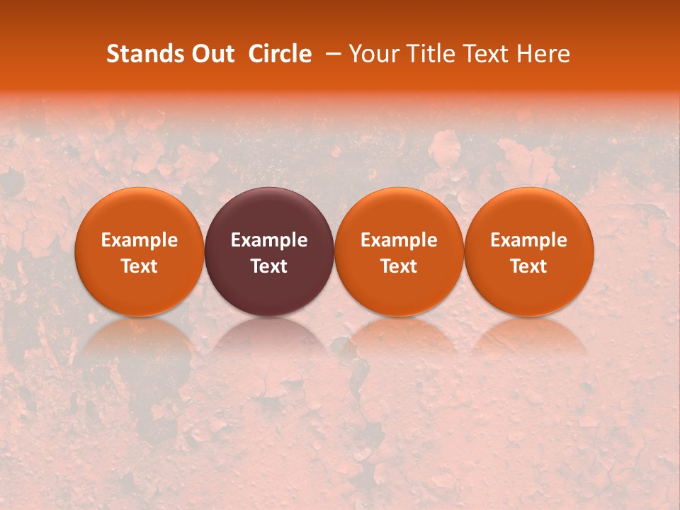 Corroded Stain Rusty PowerPoint Template