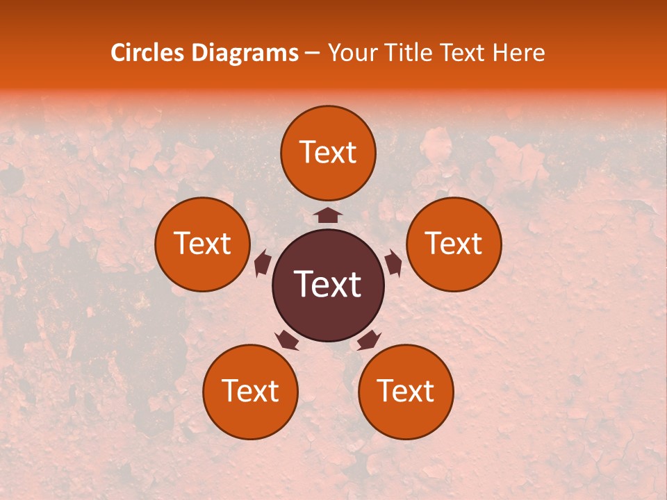 Corroded Stain Rusty PowerPoint Template