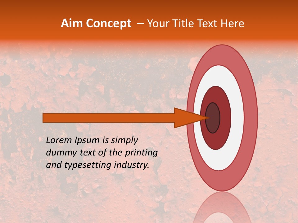 Corroded Stain Rusty PowerPoint Template