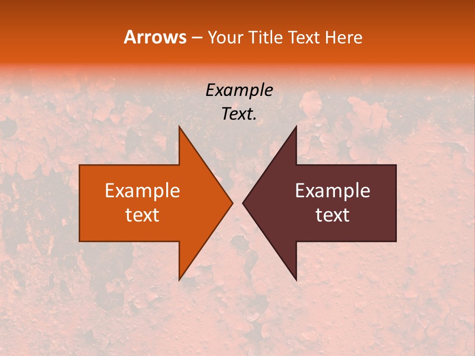 Corroded Stain Rusty PowerPoint Template