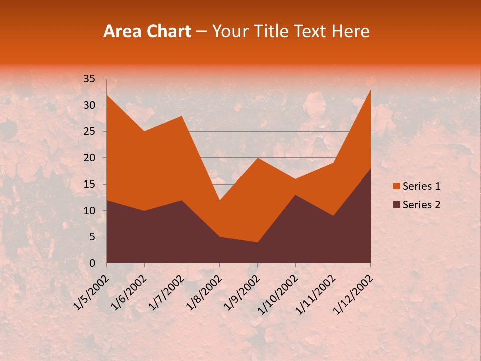 Corroded Stain Rusty PowerPoint Template