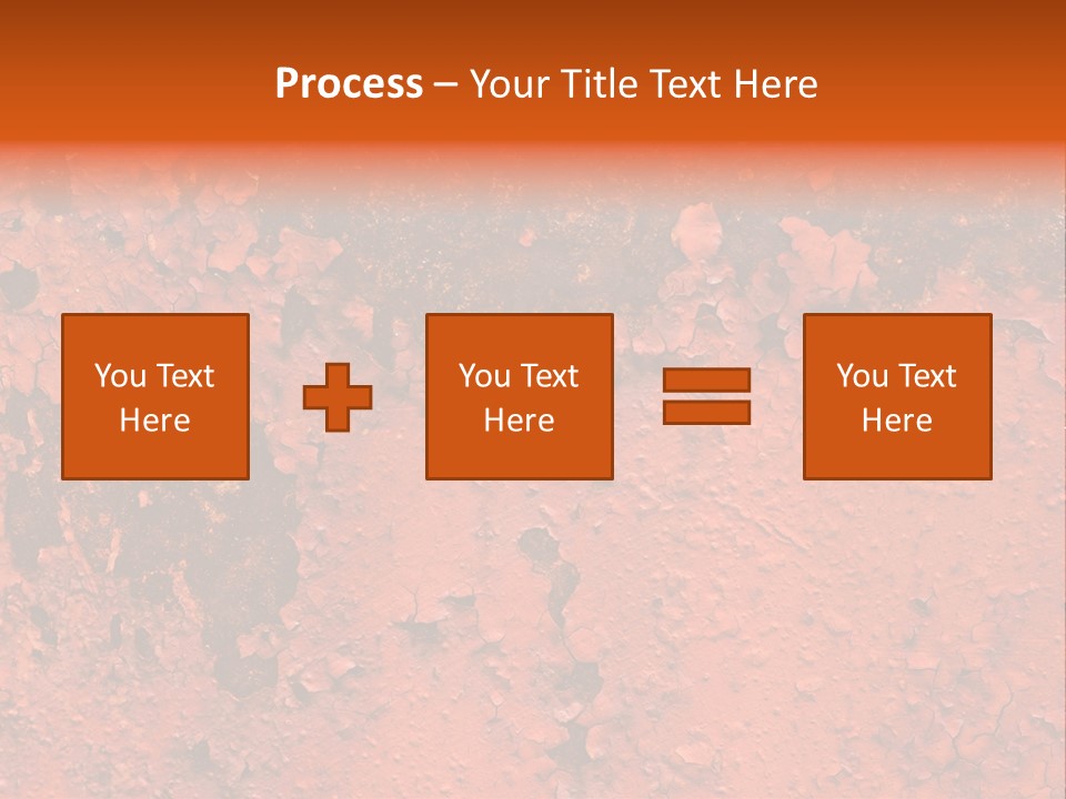 Corroded Stain Rusty PowerPoint Template