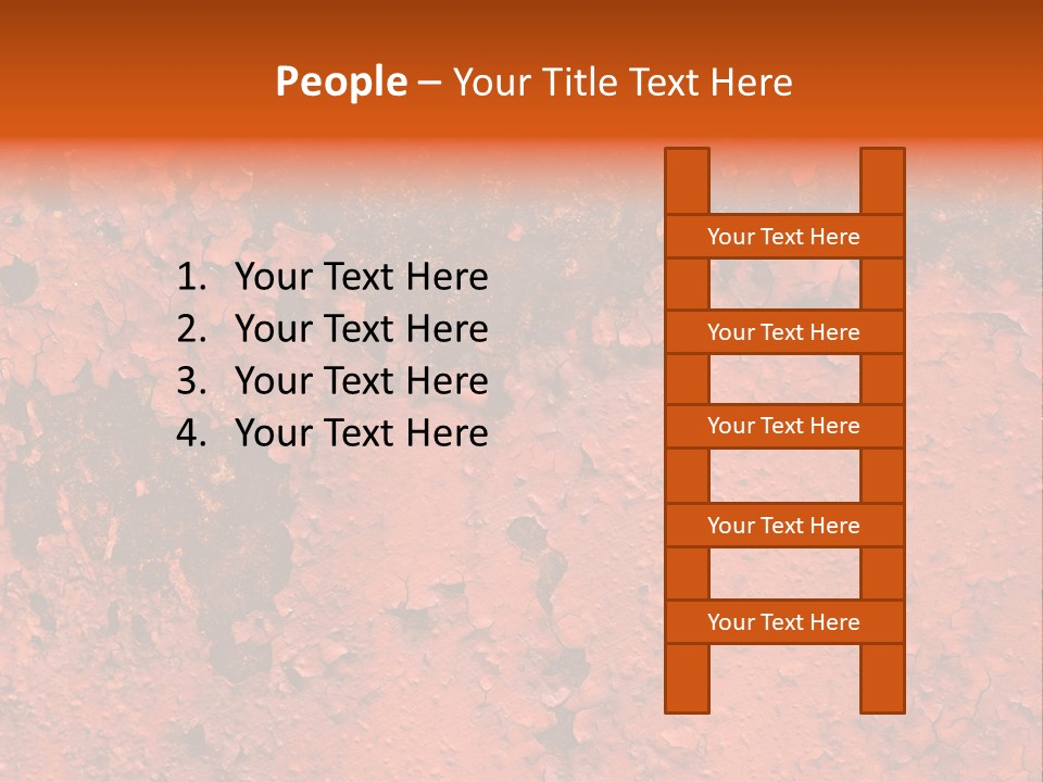 Corroded Stain Rusty PowerPoint Template