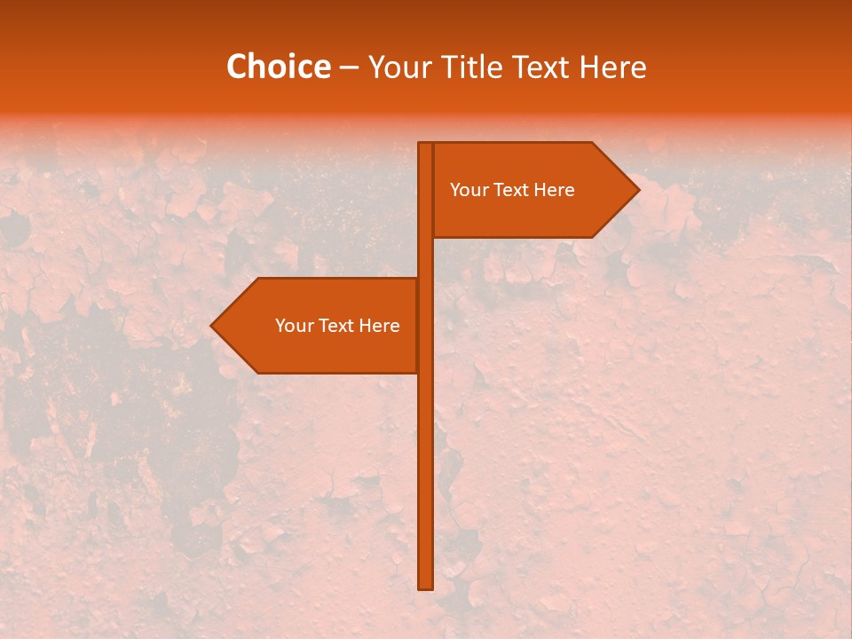 Corroded Stain Rusty PowerPoint Template