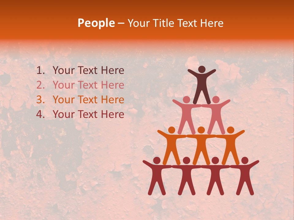 Corroded Stain Rusty PowerPoint Template