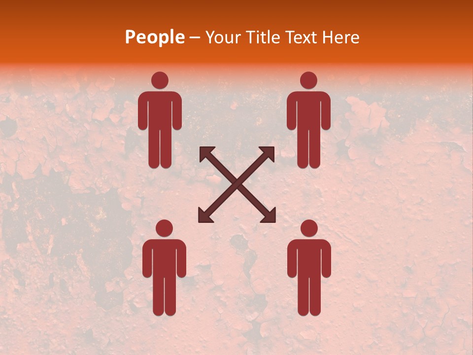 Corroded Stain Rusty PowerPoint Template