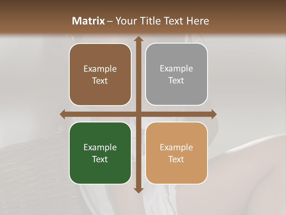 Romantic Dress White PowerPoint Template