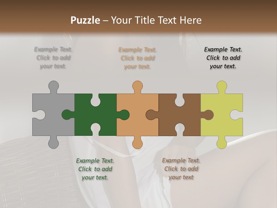 Romantic Dress White PowerPoint Template