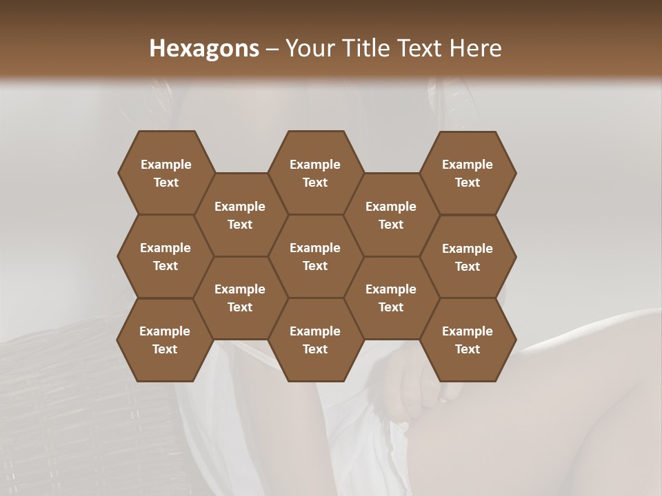 Romantic Dress White PowerPoint Template