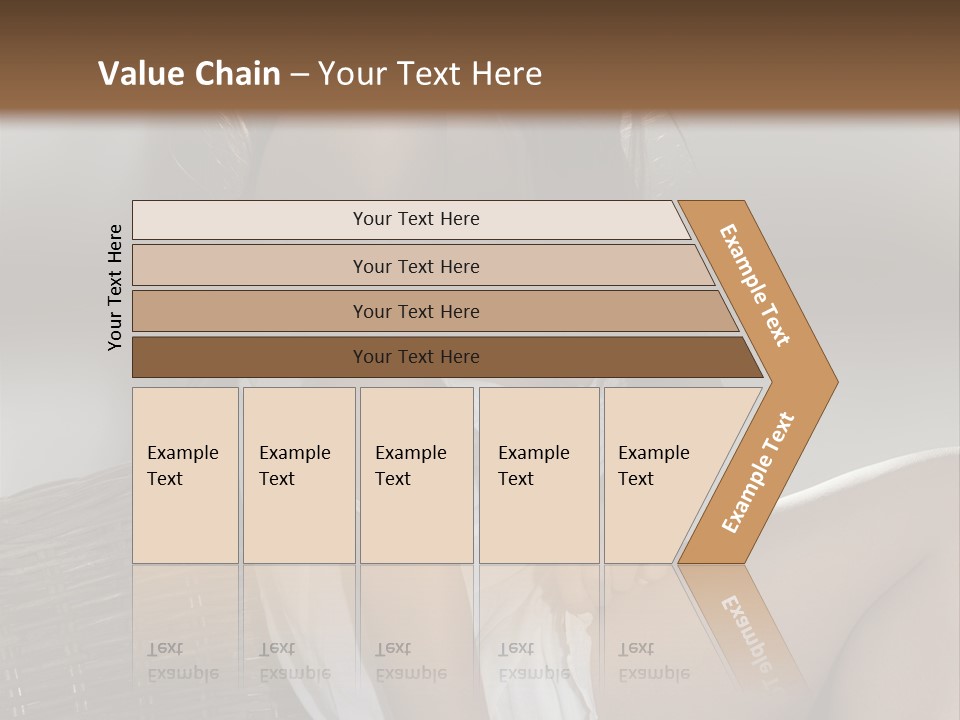 Romantic Dress White PowerPoint Template