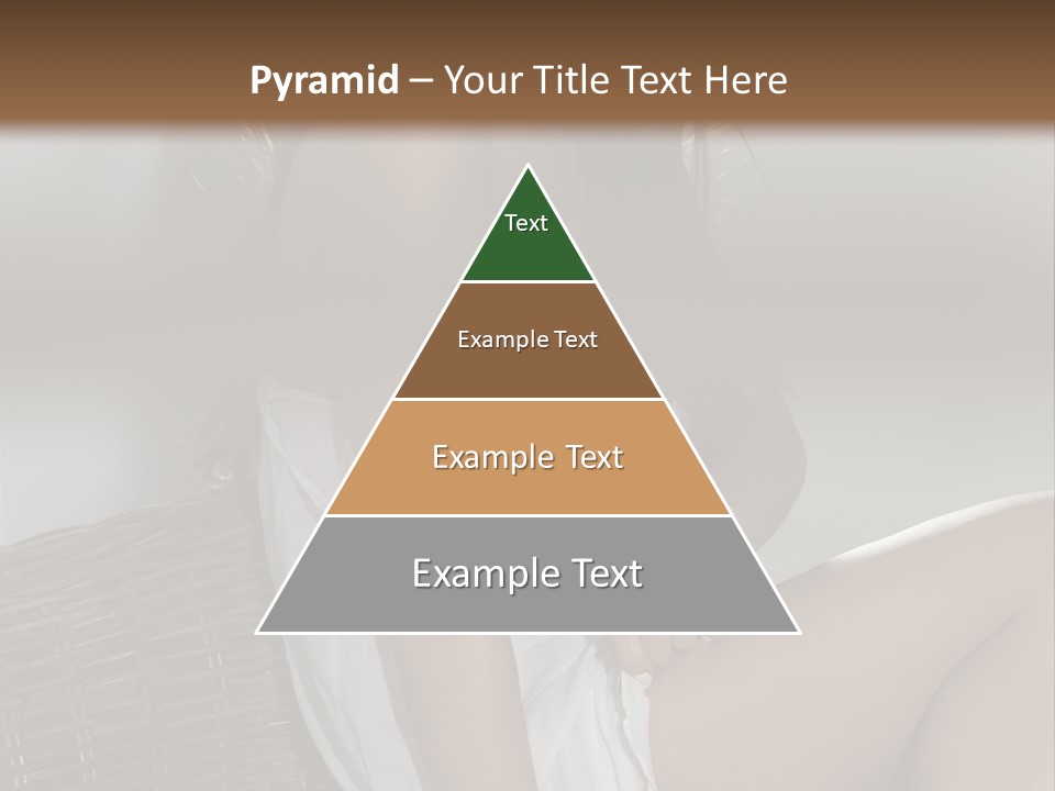 Romantic Dress White PowerPoint Template