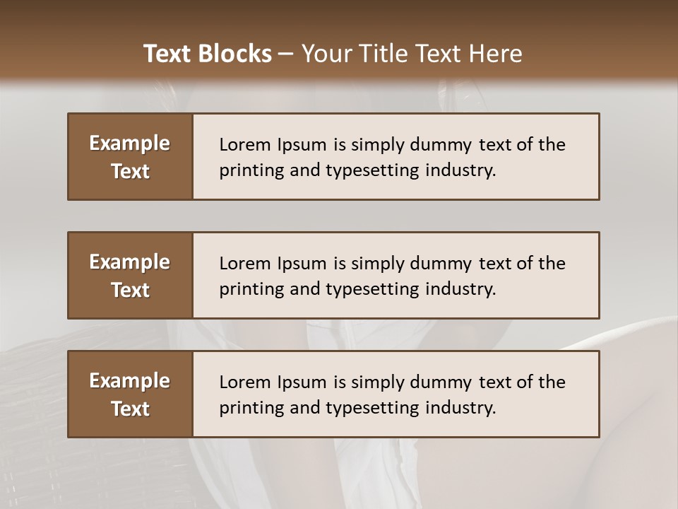 Romantic Dress White PowerPoint Template