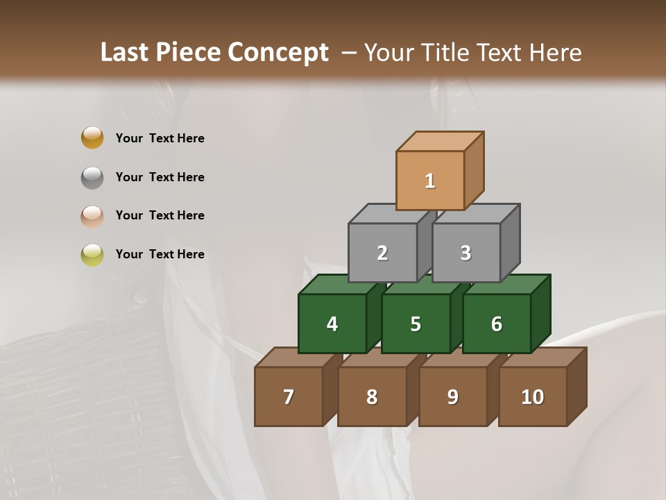 Romantic Dress White PowerPoint Template