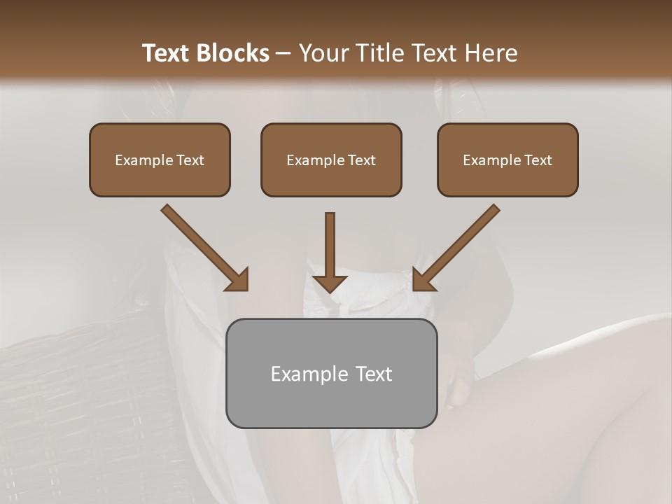 Romantic Dress White PowerPoint Template