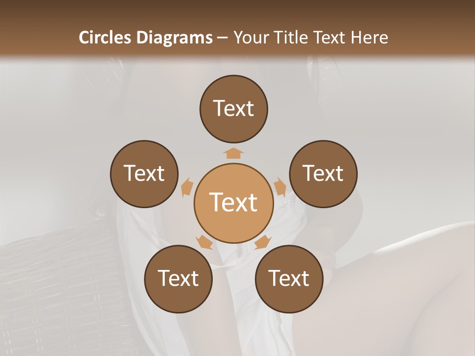 Romantic Dress White PowerPoint Template