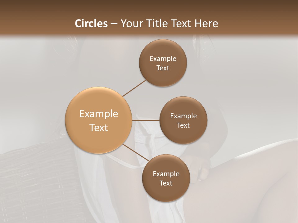 Romantic Dress White PowerPoint Template