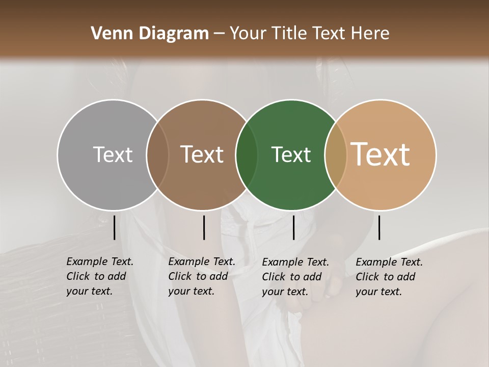 Romantic Dress White PowerPoint Template