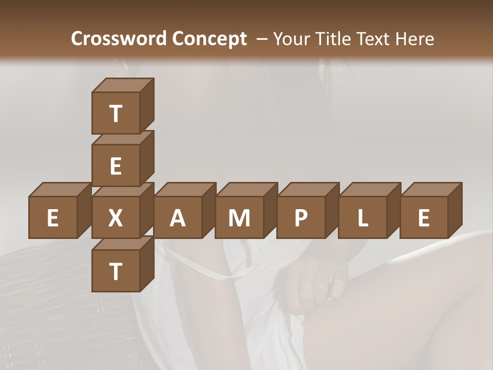 Romantic Dress White PowerPoint Template