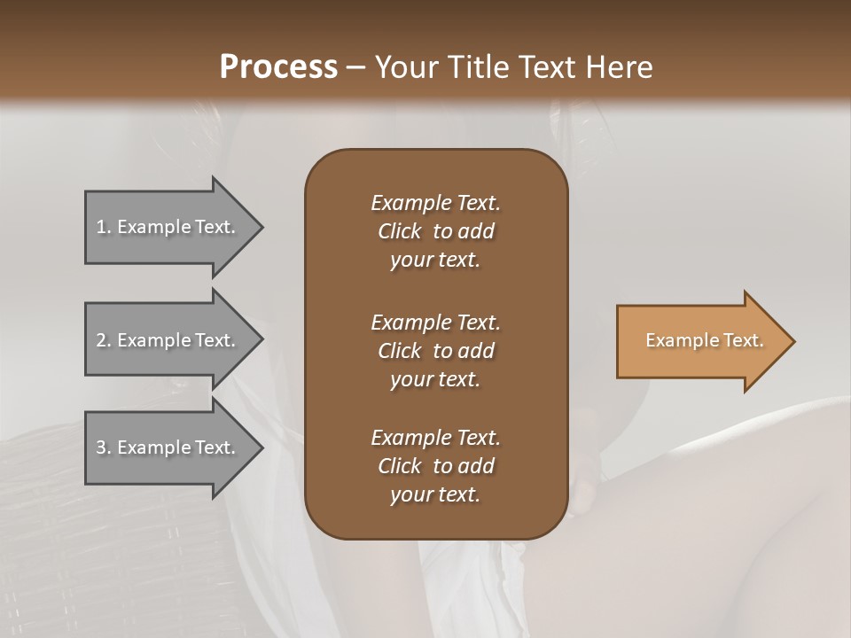 Romantic Dress White PowerPoint Template