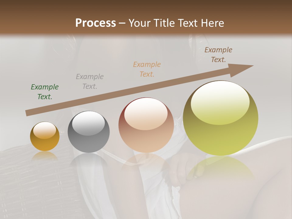 Romantic Dress White PowerPoint Template