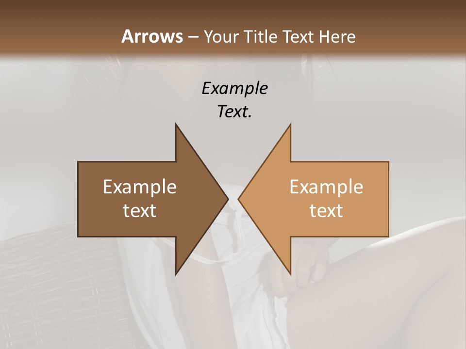 Romantic Dress White PowerPoint Template