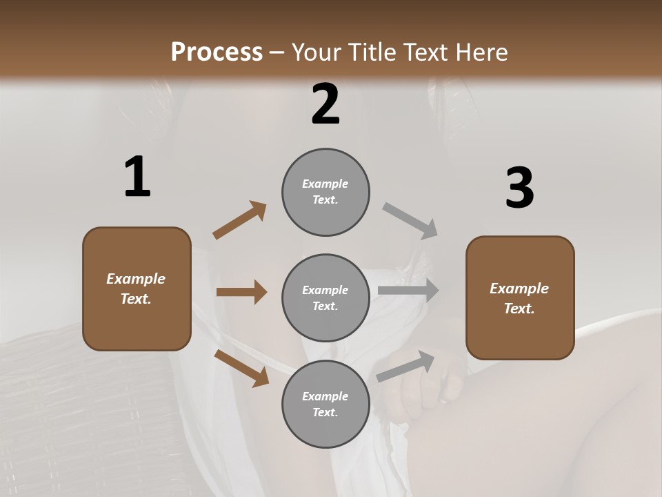 Romantic Dress White PowerPoint Template