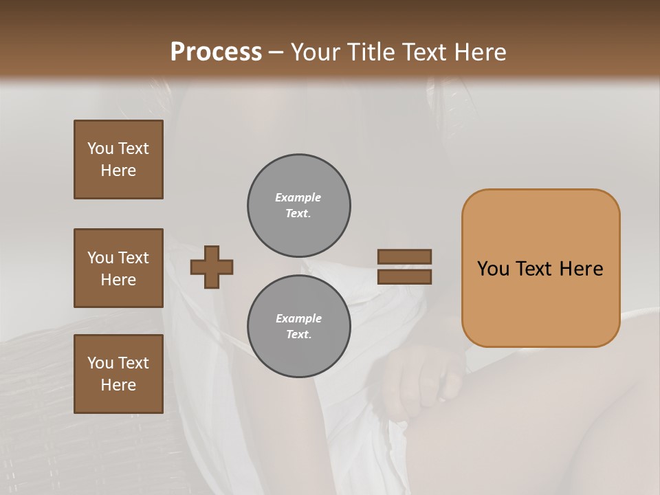 Romantic Dress White PowerPoint Template