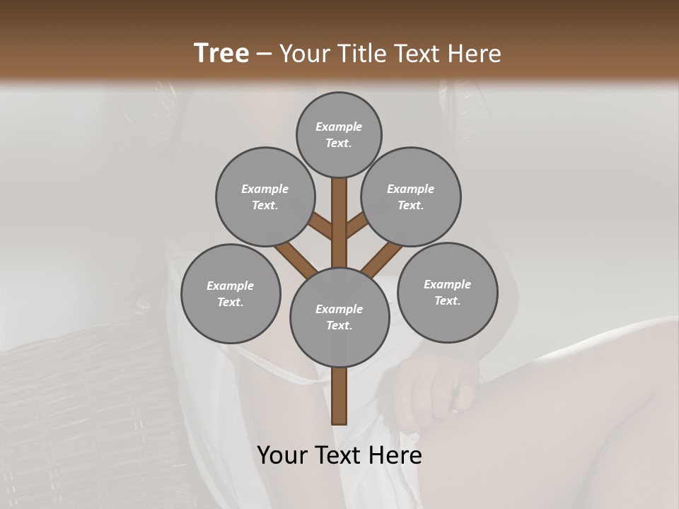 Romantic Dress White PowerPoint Template