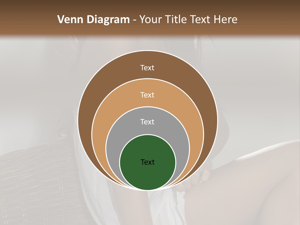 Romantic Dress White PowerPoint Template