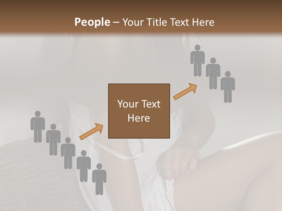 Romantic Dress White PowerPoint Template