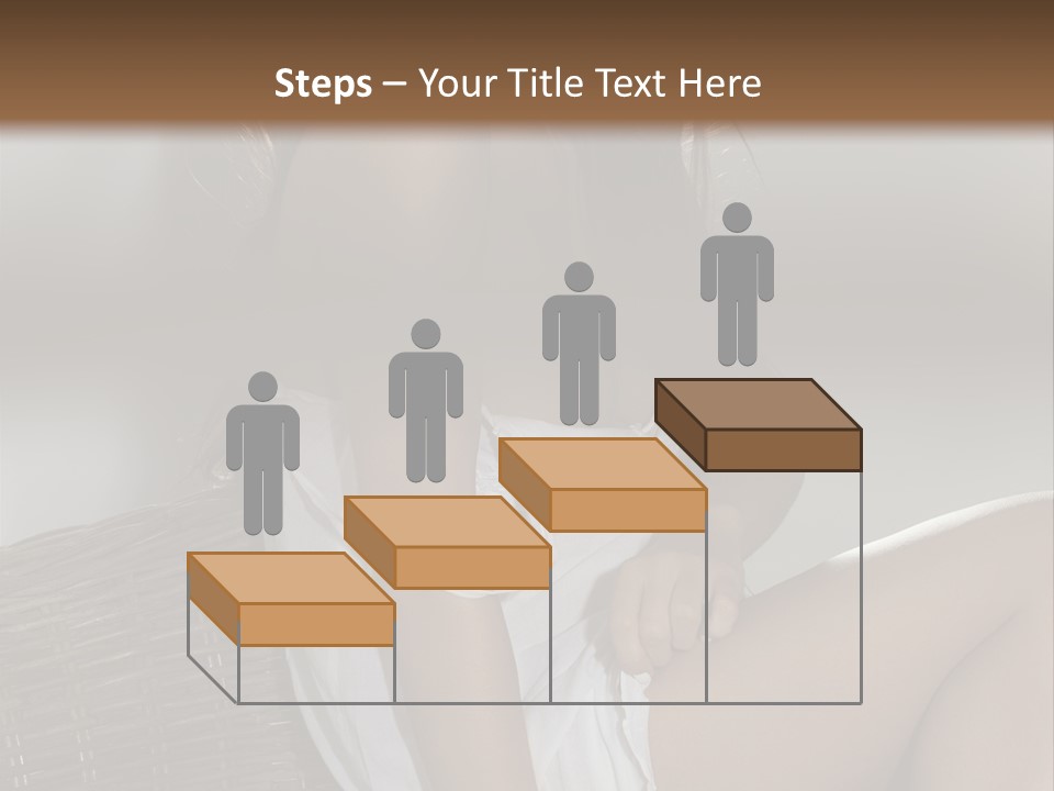 Romantic Dress White PowerPoint Template