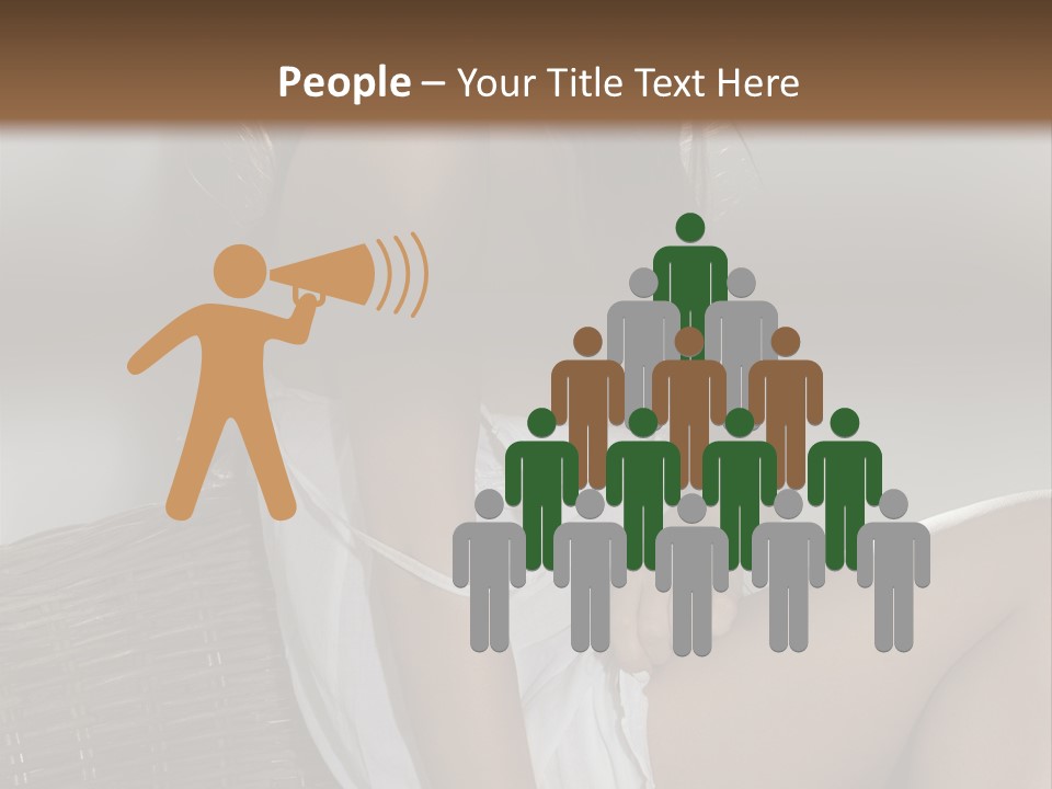 Romantic Dress White PowerPoint Template