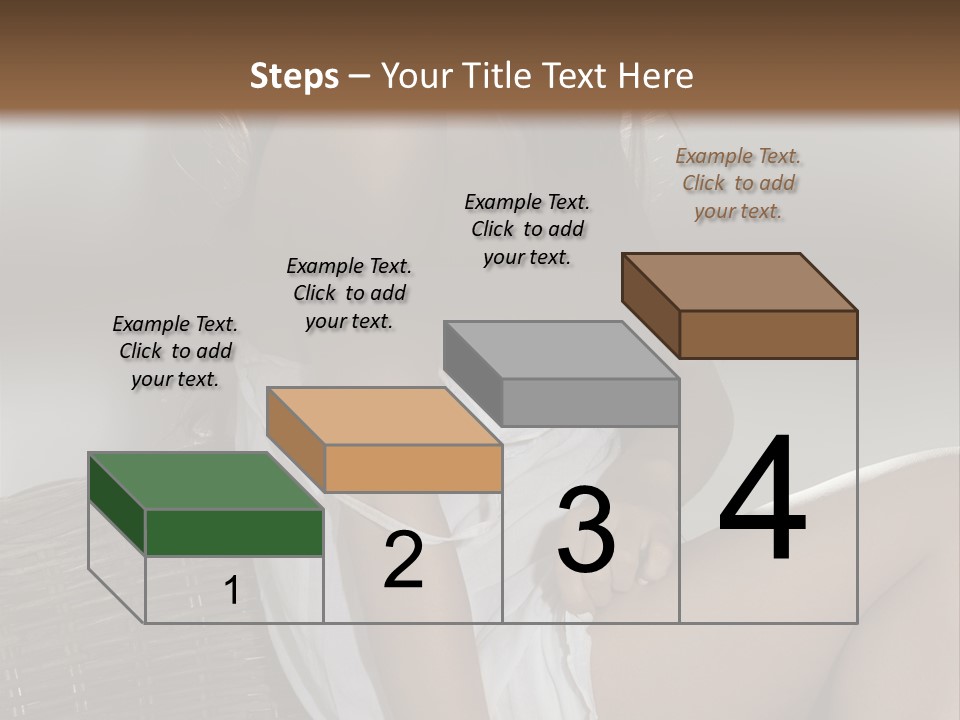 Romantic Dress White PowerPoint Template