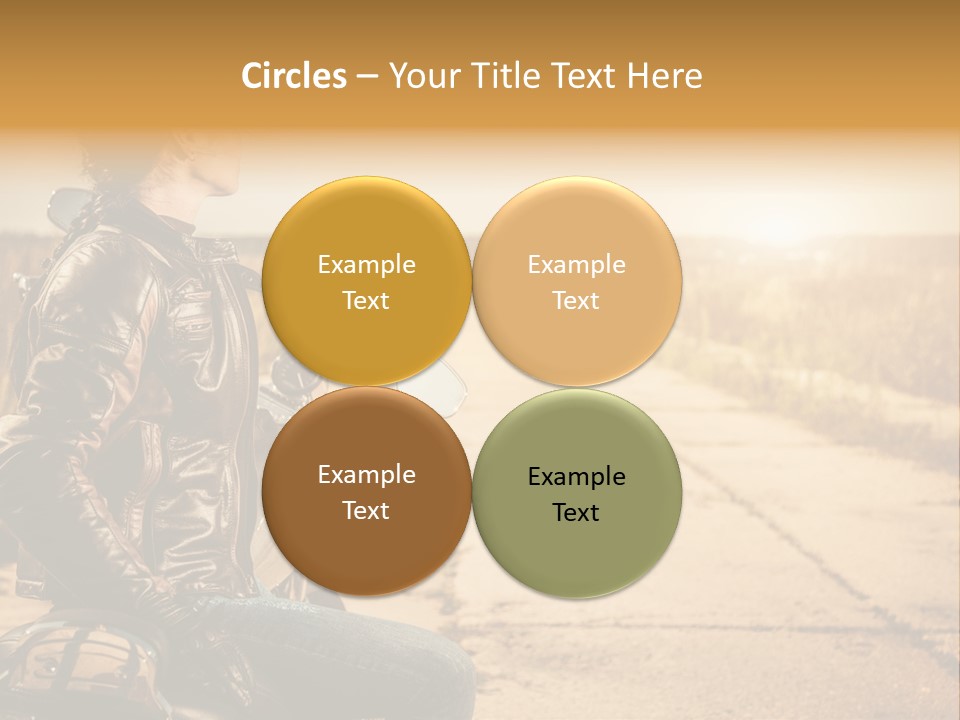 Beautiful Transportation Rider PowerPoint Template