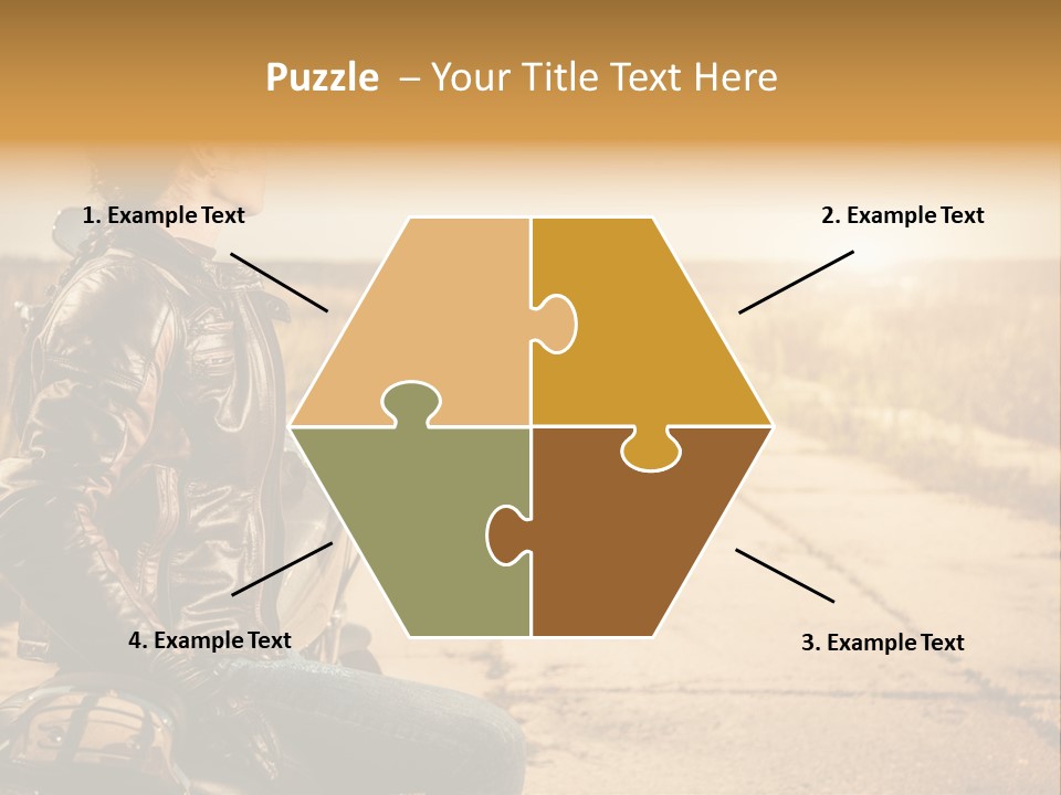 Beautiful Transportation Rider PowerPoint Template