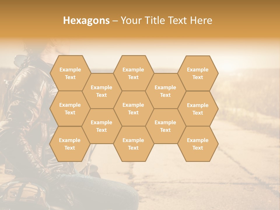 Beautiful Transportation Rider PowerPoint Template