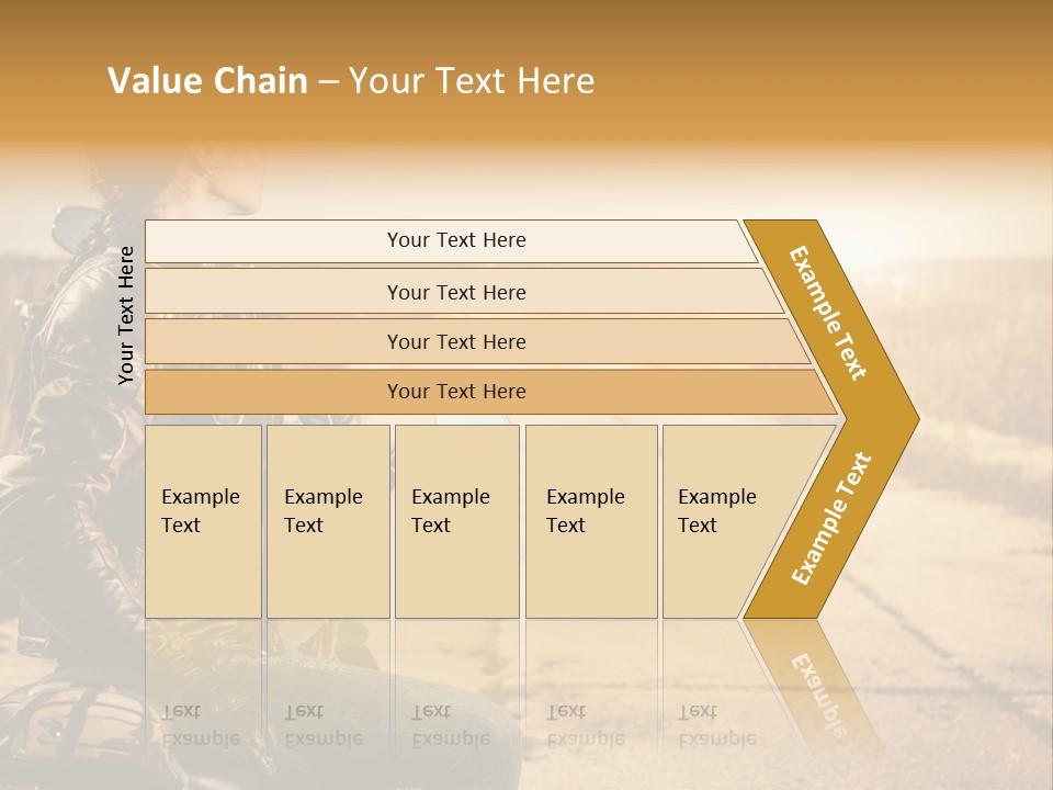 Beautiful Transportation Rider PowerPoint Template