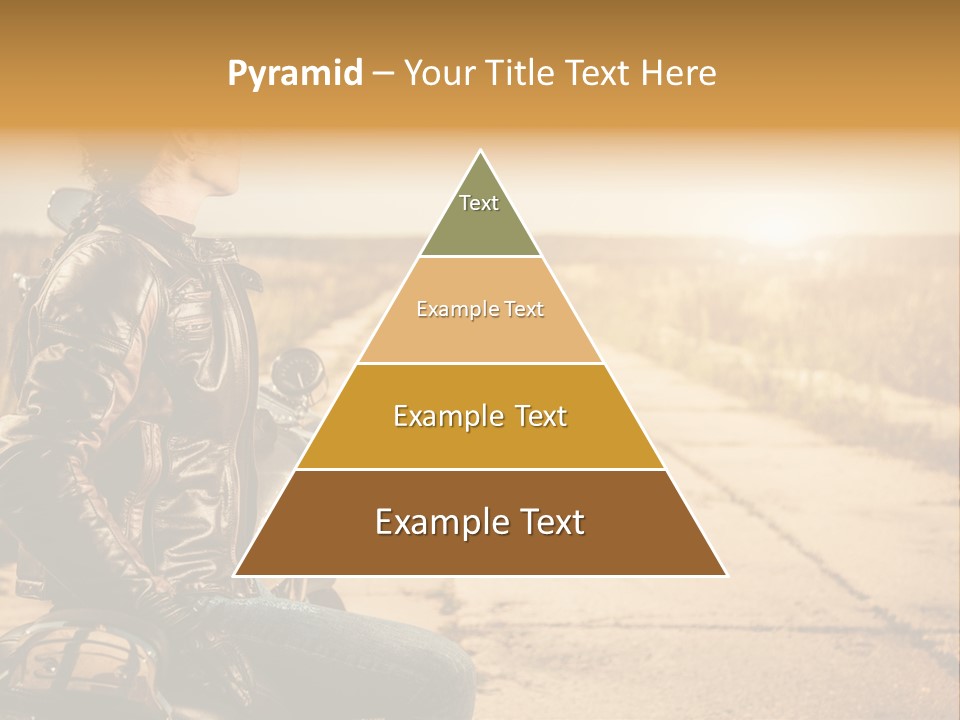 Beautiful Transportation Rider PowerPoint Template