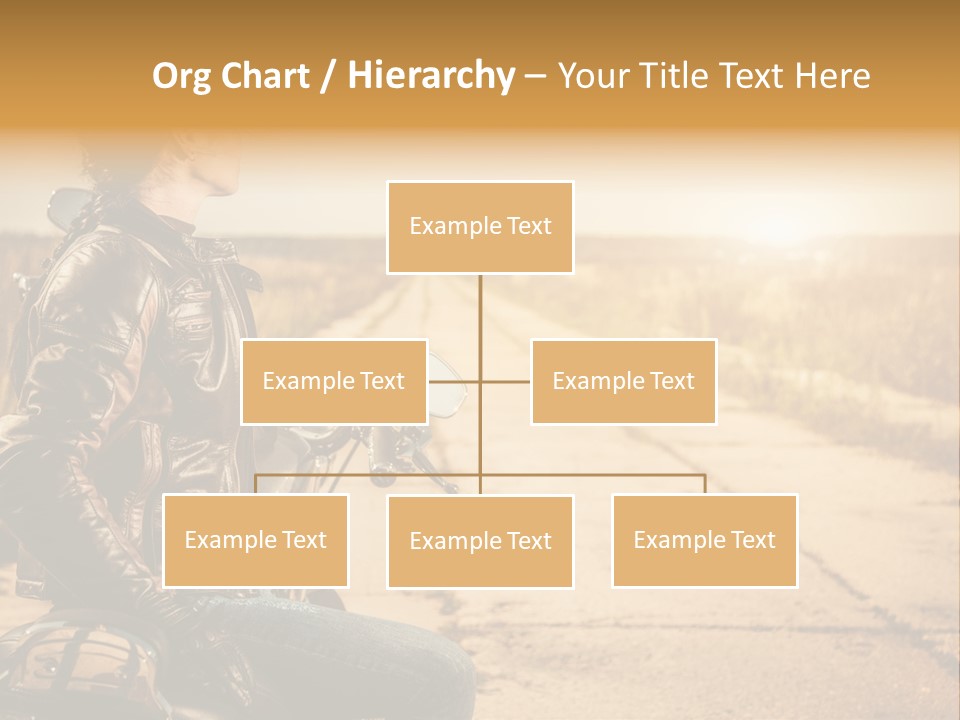 Beautiful Transportation Rider PowerPoint Template