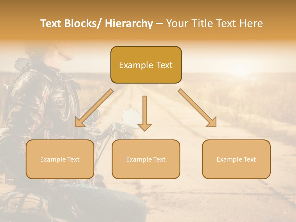Beautiful Transportation Rider PowerPoint Template