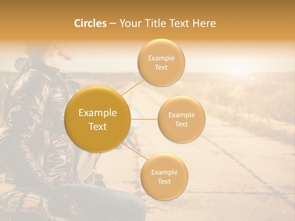 Beautiful Transportation Rider PowerPoint Template