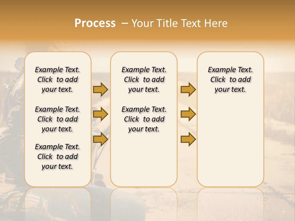 Beautiful Transportation Rider PowerPoint Template