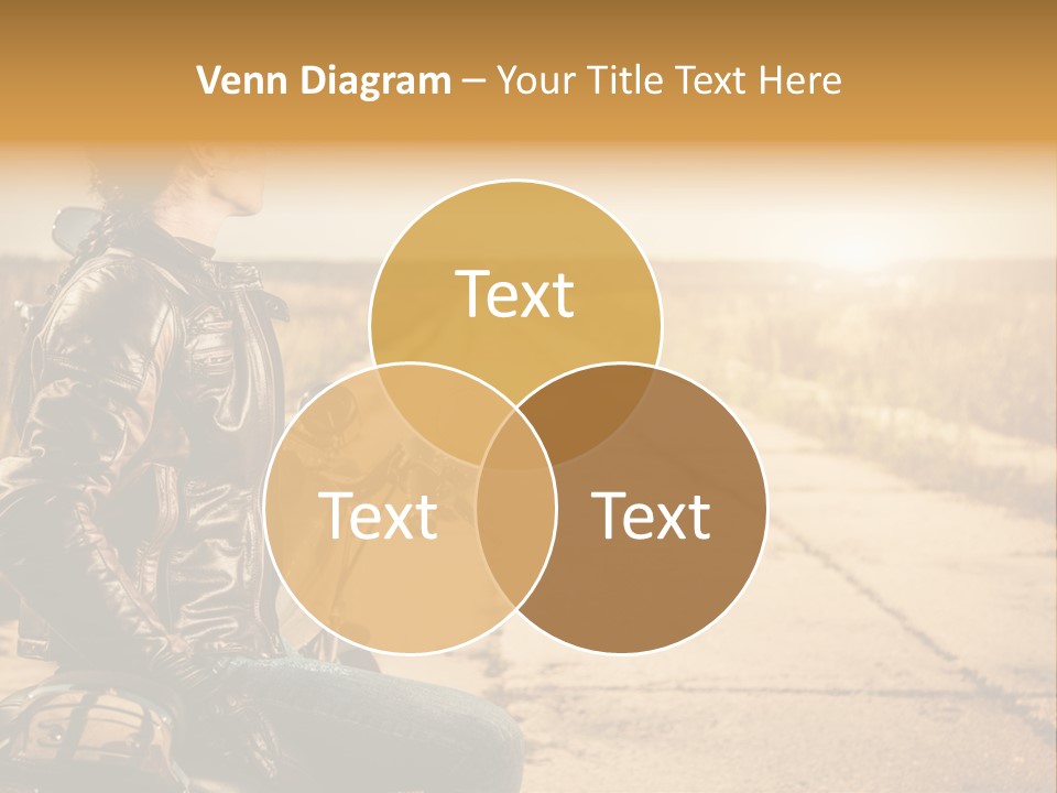 Beautiful Transportation Rider PowerPoint Template