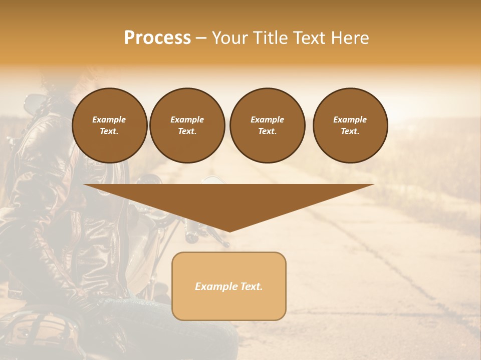 Beautiful Transportation Rider PowerPoint Template