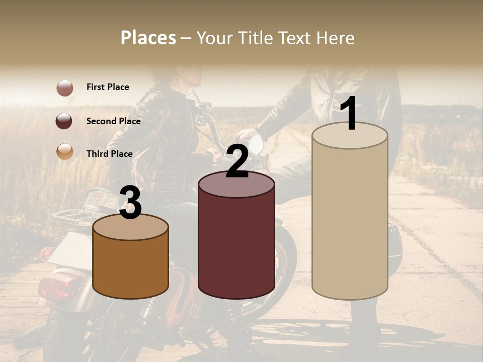 Outdoor Engine Caucasian PowerPoint Template