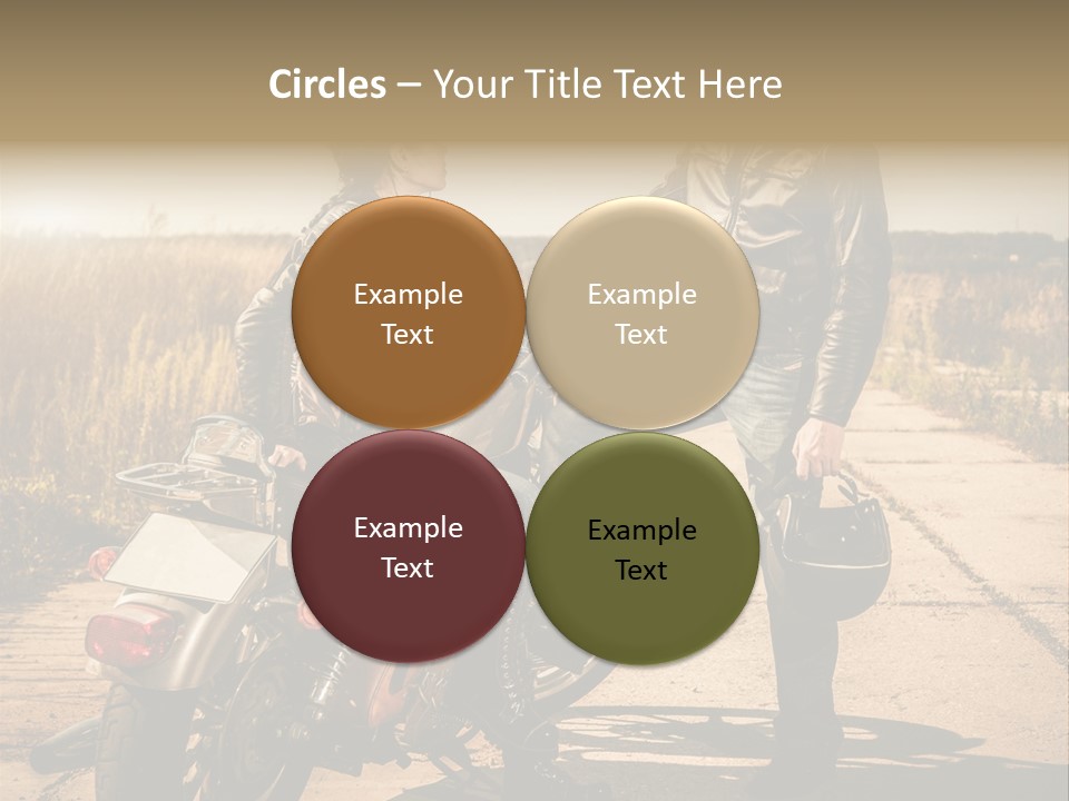 Outdoor Engine Caucasian PowerPoint Template