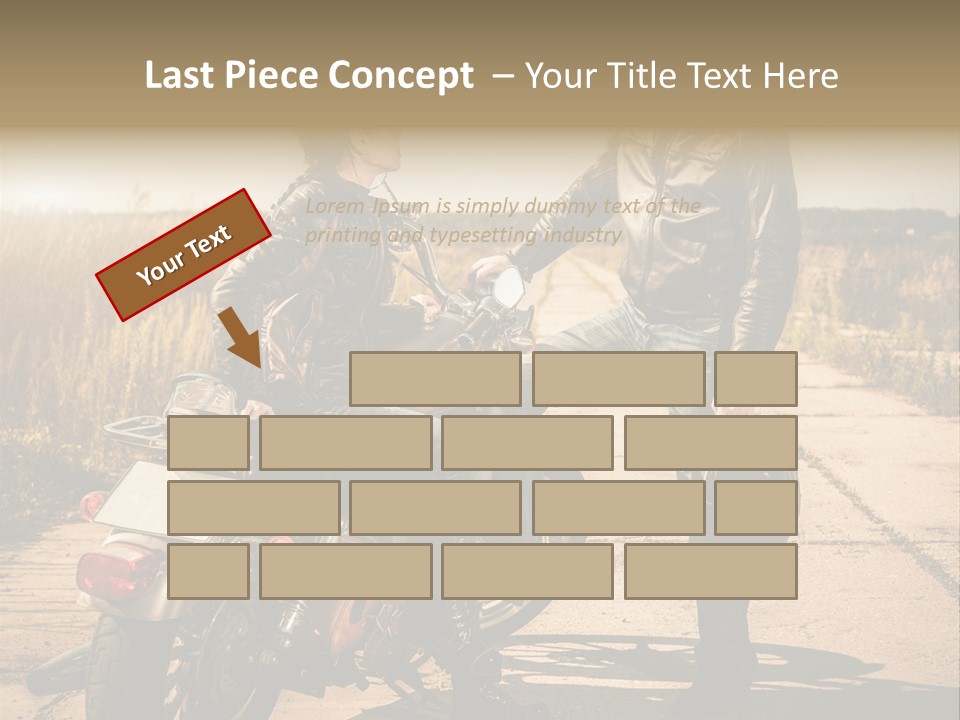 Outdoor Engine Caucasian PowerPoint Template