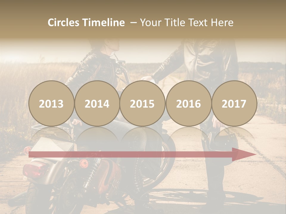 Outdoor Engine Caucasian PowerPoint Template