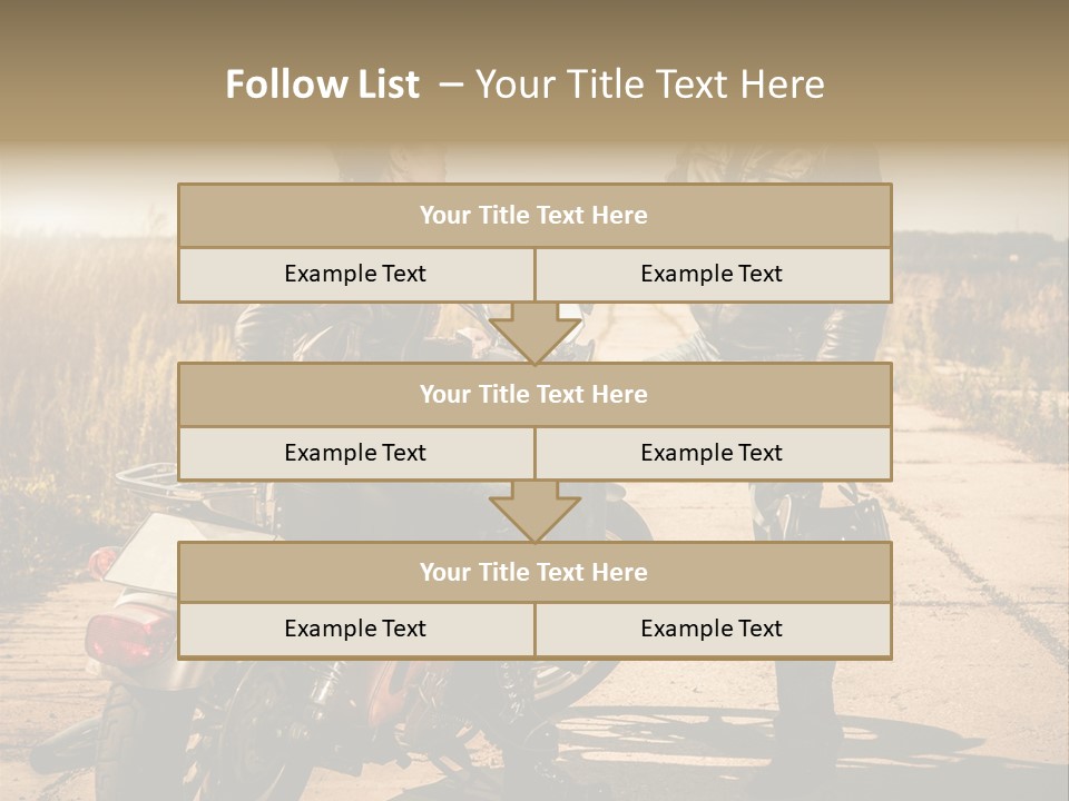 Outdoor Engine Caucasian PowerPoint Template