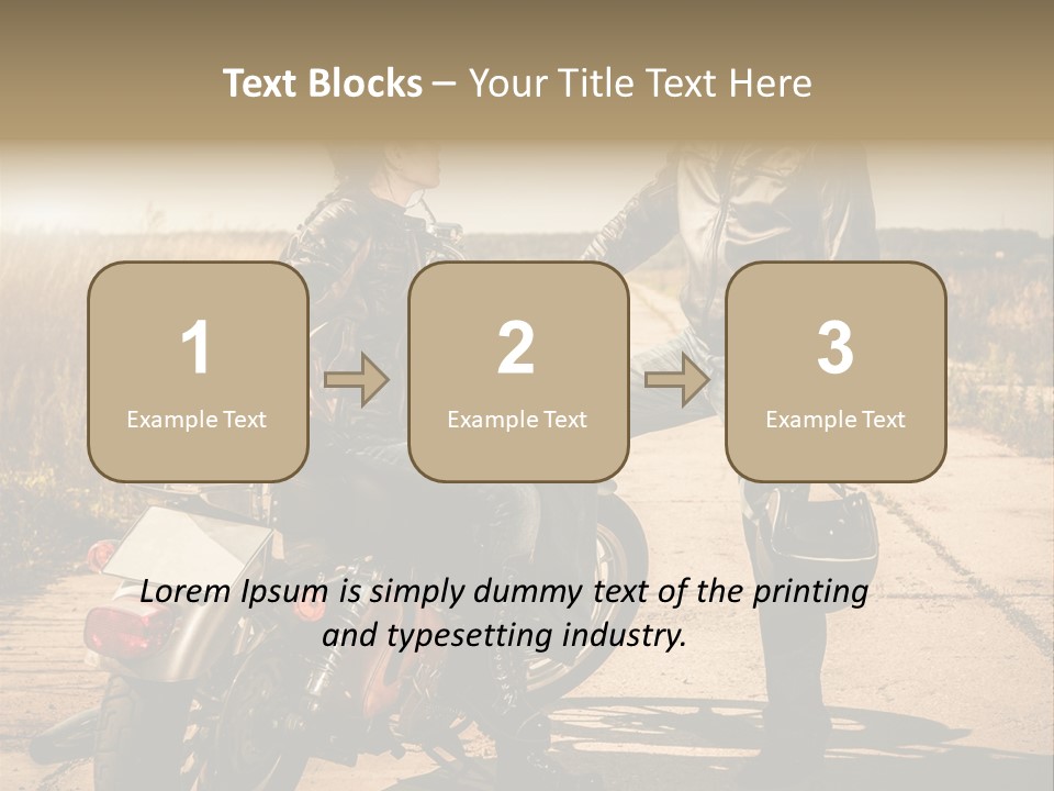 Outdoor Engine Caucasian PowerPoint Template